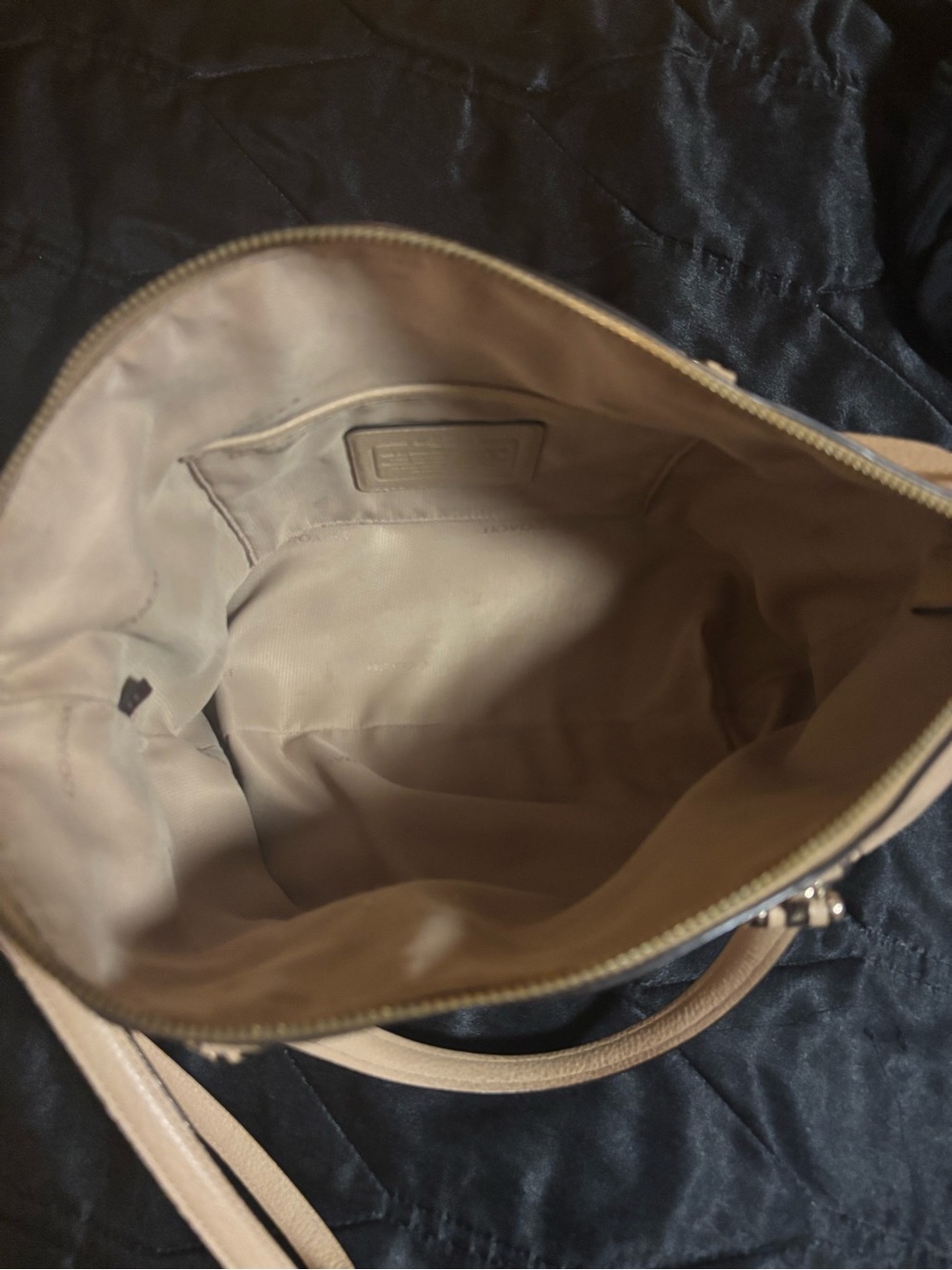 Coach Pebble Leather Satchel in Taupe - Picture 9 of 15